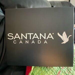 Santana Canada Black Shoe Box with White Label